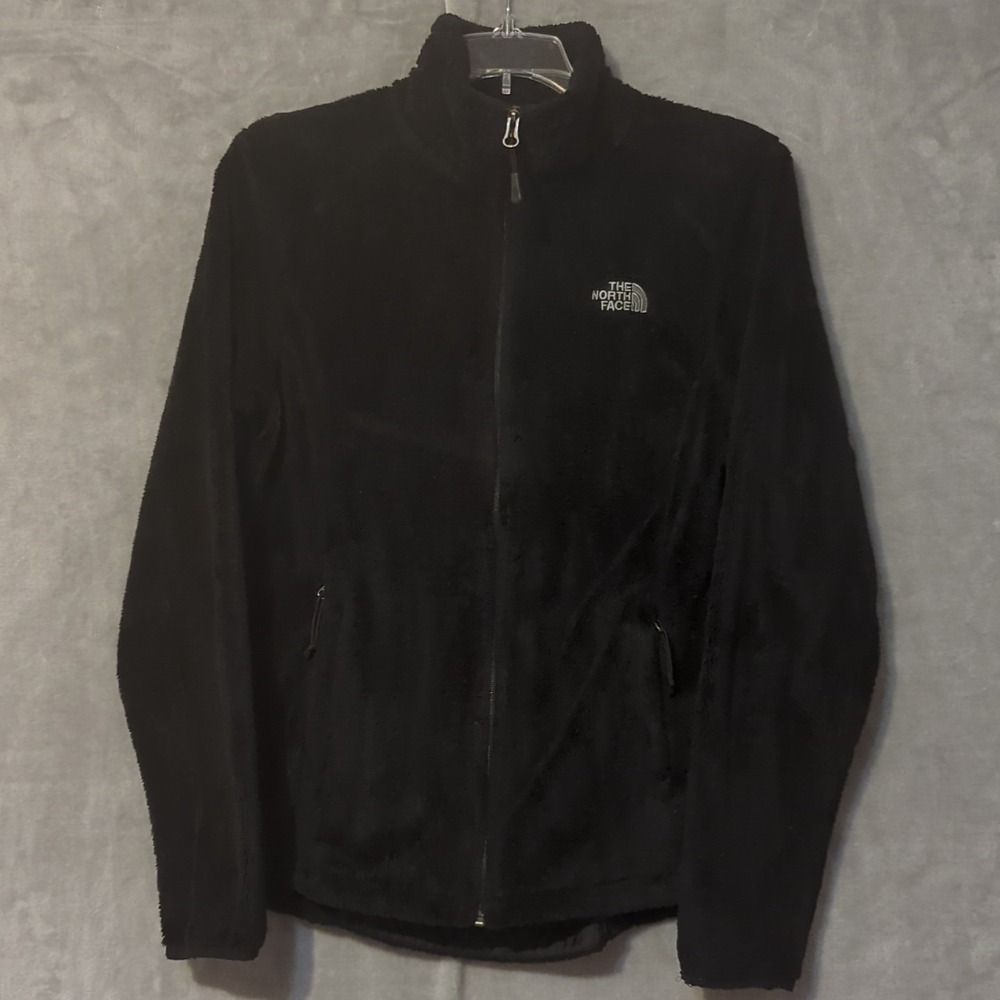 The North Face Osito High-Pile‎ Fleece Jacket Full Zip Black Color Women's S